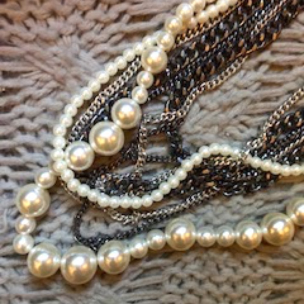 Multi-Strand Statement Necklace *Euc* - image 1